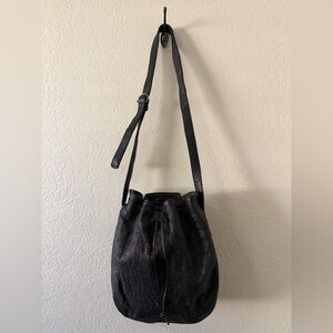 Vintage Genuine Ostrich Leather Makara